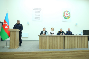 17 dekabr 2025-ci il tarixdə 313 № li tam orta məktəbdə "Narkotiksiz gələcək naminə” mövzusunda maarifləndirici görüş