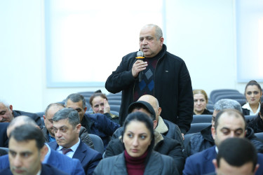 08 yanvar 2026-cı il tarixində Binəqədi Rayon İcra Hakimiyyətinin başçısı Elxan Allahverdiyevin Xocəsən qəsəbə sakinləri ilə səyyar qəbulu