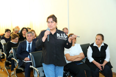 23 oktyabr 2025-ci il tarixində Binəqədi Rayon İcra Hakimiyyətinin başçısı Elxan Allahverdiyevin M.Ə.Rəsulzadə qəsəbə sakinləri ilə səyyar qəbulu