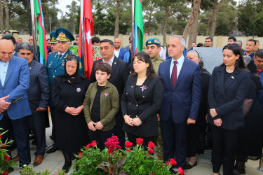 Vətən müharibəsi şəhidi, baş leytenant Elçin Əvəz oğlu Əzizovun şəhadətinin ikinci ildönümü münasibətilə anım mərasimi