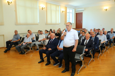 09 iyul 2026-cı il tarixində Binəqədi Rayon İcra Hakimiyyətinin başçısı Elxan Allahverdiyevin 8-ci mikrorayon sakinləri ilə səyyar qəbulu