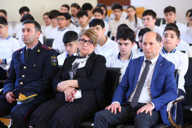 08 may 2025-ci il tarixdə 246 nömrəli məktəb-liseydə "Narkotiksiz gələcək naminə” mövzusunda görüş