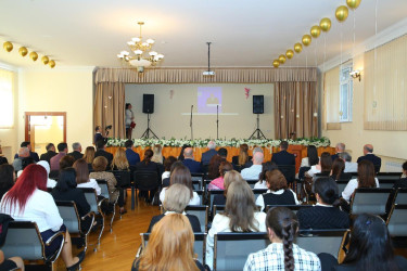 24 oktyabr 2025-ci iil tarixində General Əlağa Şıxlinski adına 135 nömrəli məktəbin 55 illik yubileyi münasibətilə tədbir