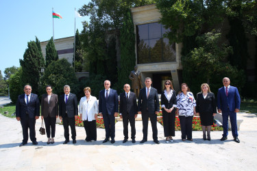 23 iyul 2025-ci il tarixində Binəqədi rayonunda “Konstitusiya və Suverenlik İli” çərçivəsində “Qərbi Azərbaycan İrsi: Ermənistanda azərbaycanlılara məxsus qəbiristanlıqların sistemli qaydada dağıdılmasının nəticələri və  beynəlxalq hüquqi məsuliyyətə dair” hesabat və materiallar kitabının I cildinin təqdimat mərasimi