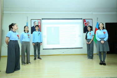 11 dekabr 2025-ci il tarixində 83 № li məktəb-liseydə Ümummilli Lider Heydər Əliyevin xatirəsinə həsr olunmuş “Ulu Öndərin izi ilə – nəsildən nəsilə” adlı tədbir