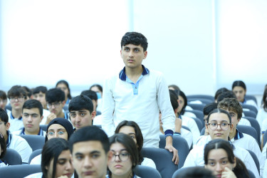 17 dekabr 2025-ci il tarixdə 313 № li tam orta məktəbdə "Narkotiksiz gələcək naminə” mövzusunda maarifləndirici görüş