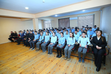 19 dekabr 2025-ci il tarixində 314 № li tam orta məktəbdə "Narkotiksiz gələcək naminə” mövzusunda maarifləndirici görüş