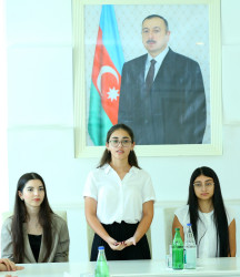 11 sentyabr 2026-cı il tarixində  2025-2026-cı tədris ilində ali təhsil müəssisələrinə tələbə qəbulu imtahanında Binəqədi rayonu üzrə yüksək nəticə göstərən gənclərlə  görüş