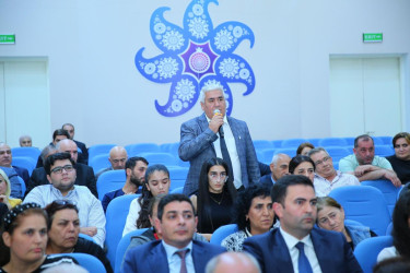 09 oktyabr 2025-ci il tarixində Binəqədi Rayon İcra Hakimiyyətinin başçısı Elxan Allahverdiyevin Binəqədi qəsəbə sakinləri ilə səyyar qəbulu