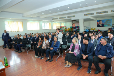 02 oktyabr 2025-ci il tarixində Binəqədi Rayon İcra Hakimiyyətinin başçısı Elxan Allahverdiyevin 8-ci mikrorayon sakinləri ilə səyyar qəbulu