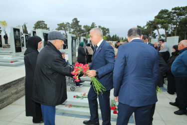 27 sentyabr 2025-ci il tarixində 27 Sentyabr - Anım Gününün beşinci ildönümünün qeyd olunması ilə əlaqədar  II Fəxri Xiyaban, Xocəsən, Biləcəri və Binəqədi qəsəbələrində yerləşən Vətən müharibəsi Şəhidlərinin Xiyaban Komplekslərinin ziyarəti