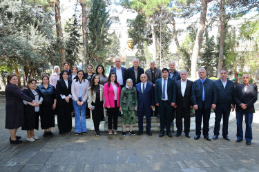 Azərbaycanın Respublikasının Milli Qəhrəmanı Fərhad Hümbətovun büstü qarşısında xatirəsinə həsr olunmuş tədbir 01.04.2025