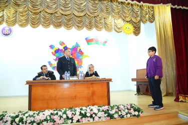 12 noyabr 2025-ci il tarixində “Era” tam orta ümumtəhsil məktəbində "Narkotiksiz gələcək naminə” mövzusunda görüş