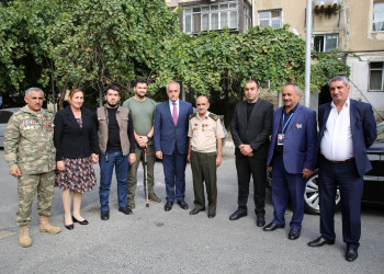 Vətən müharibəsi şəhidləri Cavid Azər oğlu Bayramov və Nicat Bəkir oğlu Mustafayevin şəhadətinin ikinci ildönümü