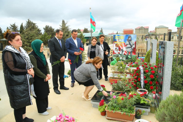 Vətən müharibəsi şəhidi- Samir Adışirin oğlu Paşayevin doğum günü ilə bağlı məzarının ziyarəti