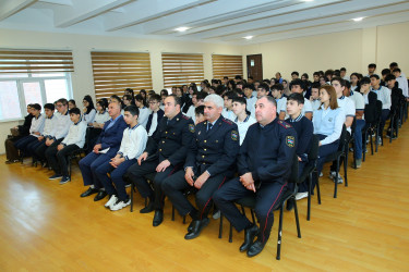 04 dekabr 2025-ci il tarixində 267 № li məktəb-liseydə "Narkotiksiz gələcək naminə!” mövzusunda növbəti maarifləndirici tədbir