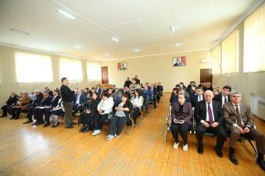 10 mart 2026-cı il tarixində Binəqədi Rayon İcra Hakimiyyətinin başçısı Elxan Allahverdiyevin 6-cı mikrorayon sakinləri ilə səyyar qəbulu