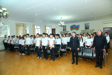 03 dekabr 2025-ci il tarixində 248 № li tam  orta məktəbdə "Narkotiksiz gələcək naminə!” mövzusunda növbəti maarifləndirici tədbir