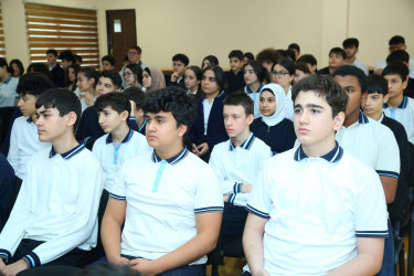 04 dekabr 2025-ci il tarixində 267 № li məktəb-liseydə "Narkotiksiz gələcək naminə!” mövzusunda növbəti maarifləndirici tədbir