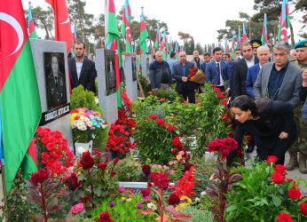 Vətən müharibəsi şəhidi, baş leytenant Elçin Əvəz oğlu Əzizovun şəhadətinin ikinci ildönümü münasibətilə anım mərasimi