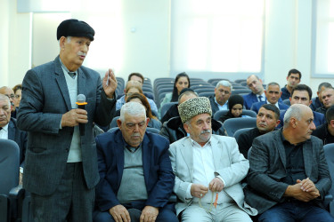 20 noyabr 2025-ci il tarixində Binəqədi Rayon İcra Hakimiyyətinin başçısı Elxan Allahverdiyevin Xocəsən qəsəbə sakinləri ilə səyyar qəbulu