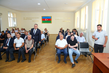 24 iyul 2025-ci il tarixində Binəqədi Rayon İcra Hakimiyyətinin başçısı Elxan Allahverdiyevin M.Ə.Rəsulzadə qəsəbəsinin sakinləri ilə səyyar qəbulu