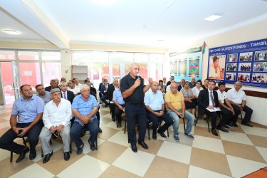 19 avqust 2025-ci il tarixində Binəqədi Rayon İcra Hakimiyyətinin başçısı Elxan Allahverdiyevin Xocəsən qəsəbə sakinləri ilə səyyar qəbulu