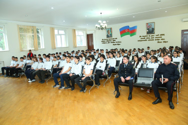 03 dekabr 2025-ci il tarixində 248 № li tam  orta məktəbdə "Narkotiksiz gələcək naminə!” mövzusunda növbəti maarifləndirici tədbir