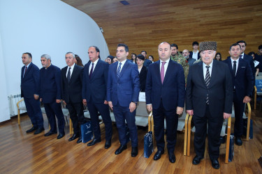 3 noyabr 2025-ci il tarixində “İdrak” liseyində 8 Noyabr-Zəfər Gününün beşinci ildönümünə həsr olunmuş "Zəfərin qəhrəmanları: şəhidlər və qazilər" adlı tədbir