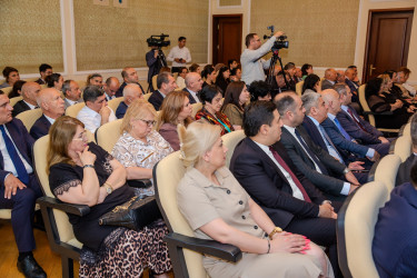 13 iyul 2026-cı il tarixində Ümummilli Lider Heydər Əliyevin ilk dəfə siyasi rəhbərliyə gəlişinin 57-ci ildönümünə  həsr olunmuş “14 iyul 1969-cu il: Tarixi dönüş və Azərbaycanın milli  inkişaf yolunun başlanğıcı” adlı  tədbir