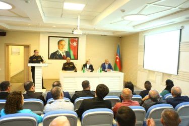 21 may 2025-ci il tarixində “Su hövzələrində insanların təhlükəsizliyinin təmin edilməsi” mövzusunda müşavirə