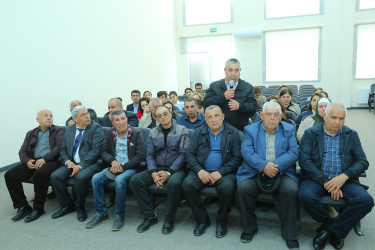 07 may 2026-cı il tarixində Binəqədi Rayon İcra Hakimiyyətinin başçısı Elxan Allahverdiyevin Xocəsən qəsəbə sakinləri ilə səyyar qəbulu