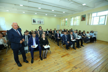23 iyun 2026-cı il tarixində Binəqədi Rayon İcra Hakimiyyətinin başçısı Elxan Allahverdiyevin 9-cu mikroayon sakinləri ilə səyyar qəbulu
