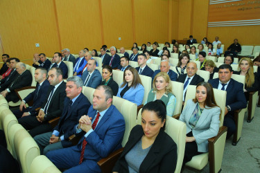 08 may 2025-ci il tarixində  “Konstitusiya və Suverenlik İli” çərçivəsində ümummilli lider Heydər Əliyevin anadan olmasının 102-ci ildönümünə həsr olunmuş “Ümummilli Lider Heydər Əliyev müstəqil Azərbaycan Konstitusiyasının müəllifidir” adlı tədbir