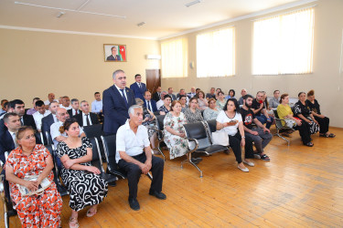 17 iyul 2025-ci il tarixində Binəqədi Rayon İcra Hakimiyyətinin başçısı Elxan Allahverdiyevin 6-cı mikrorayon sakinləri ilə səyyar qəbulu