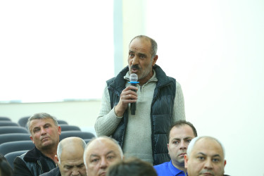07 may 2026-cı il tarixində Binəqədi Rayon İcra Hakimiyyətinin başçısı Elxan Allahverdiyevin Xocəsən qəsəbə sakinləri ilə səyyar qəbulu
