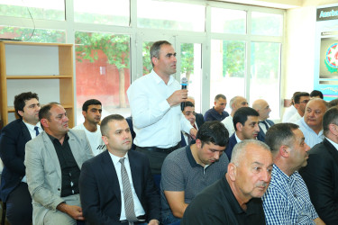 19 iyun 2025-ci il tarixində Binəqədi Rayon İcra Hakimiyyətinin başçısı Elxan Allahverdiyevin Xocəsən qəsəbəsinin sakinləri ilə səyyar qəbulu