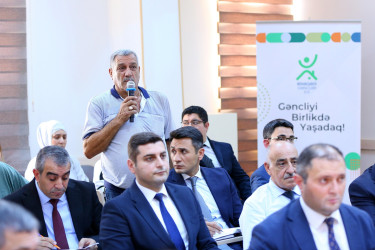 11 sentyabr 2025-ci il tarixində Binəqədi Rayon İcra Hakimiyyətinin başçısı Elxan Allahverdiyevin 7-ci mikrorayon sakinləri ilə səyyar qəbulu