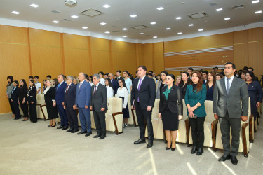 30.10.2024-cü il tarixində “Heydər Əliyev irsinin öyrənilməsi” mövzusunda tədbir