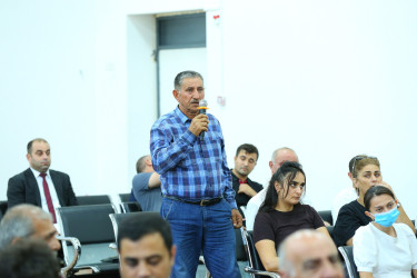 17 sentyabr 2026-cı il tarixində Binəqədi Rayon İcra Hakimiyyətinin başçısı Elxan Allahverdiyevin Biləcəri qəsəbə sakinləri ilə səyyar qəbulu