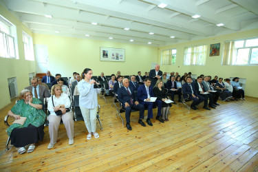 23 iyun 2026-cı il tarixində Binəqədi Rayon İcra Hakimiyyətinin başçısı Elxan Allahverdiyevin 9-cu mikroayon sakinləri ilə səyyar qəbulu