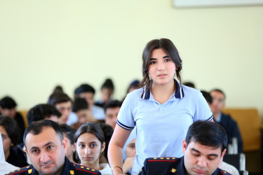 27 noyabr 2025-ci il tarixində 144 № li tam orta məktəbdə "Narkotiksiz gələcək naminə!” mövzusunda növbəti maarifləndirici tədbir