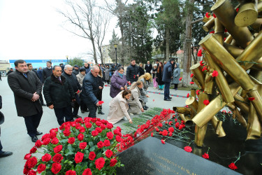 19 yanvar 2026-cı il tarixində 20 Yanvar faciəsinin 36-cı ildönümü ilə əlaqədar Biləcəri qəsəbəsində yerləşən 20 Yanvar şəhidlərinin xatirəsinə inşa olunmuş parkda ucaldılmış “Güllə yağışı” abidəsinin rayon ictimaiyyəti tərəfindən ziyarəti