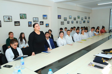 Bakı Turizm Peşə Məktəbində "Narkotiksiz gələcək naminə!” mövzusunda növbəti maarifləndirici  tədbir