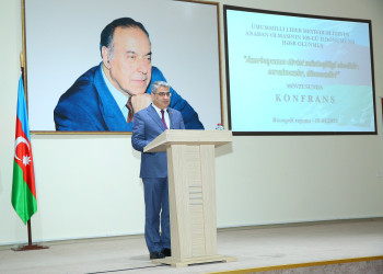 Ümummilli Lideri Heydər Əliyevin anadan olmasının 100 illik yubileyinə həsr olunmuş “Azərbaycanın dövlət müstəqilliyi əbədidir, sarsılmazdır, dönməzdir!” mövzusunda konfrans