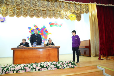 12 noyabr 2025-ci il tarixində “Era” tam orta ümumtəhsil məktəbində "Narkotiksiz gələcək naminə” mövzusunda görüş