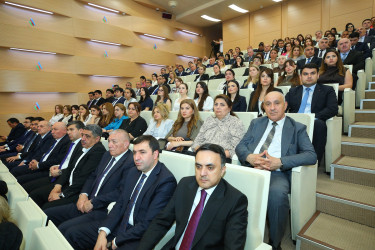 08 may 2026-cı il tarixində “Şəhərsalma və Memarlıq İli” çərçivəsində Binəqədi  rayonunda Ümummilli Lider Heydər Əliyevin anadan olmasının 103-cü ildömümünə həsr olunmuş “TARİXİN, LİDERLİYİN VƏ XİLASKARLIĞIN HEYDƏR ƏLİYEV ZİRVƏSİ" adlı tədbir