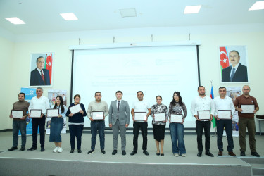 16 oktyabr 2025-ci il tarixində “Azərbaycan Respublikasının işğaldan azad edilmiş ərazilərinə Böyük Qayıdışa dair I Dövlət Proqramı” və “Azərbaycan Respublikasının 2022–2026-cı illərdə sosial-iqtisadi inkişaf Strategiyası” çərçivəsində Sənaye və İnnovasiyalar üzrə Bakı Dövlət Peşə Təhsil Mərkəzində qısamüddətli təlimləri uğurla başa vuran müdavimlərin təltifolunma tədbiri