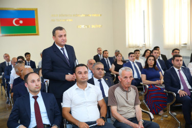 24 iyul 2025-ci il tarixində Binəqədi Rayon İcra Hakimiyyətinin başçısı Elxan Allahverdiyevin M.Ə.Rəsulzadə qəsəbəsinin sakinləri ilə səyyar qəbulu