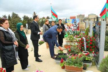 Vətən müharibəsi şəhidi- Samir Adışirin oğlu Paşayevin doğum günü ilə bağlı məzarının ziyarəti